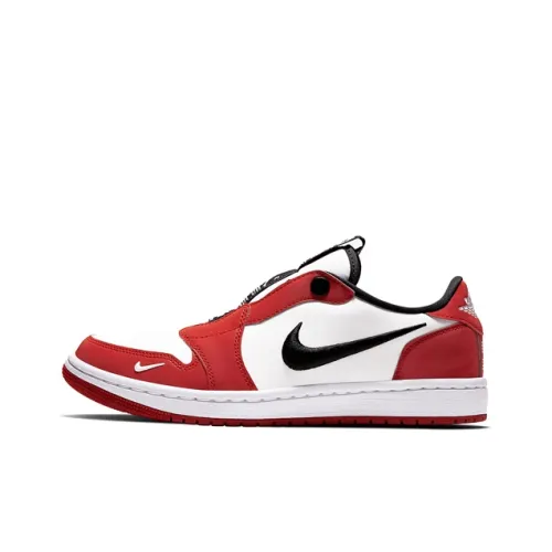 Jordan Air Jordan 1 Low Low Top Винтажные баскетбольные кроссовки Женские Белые Красные