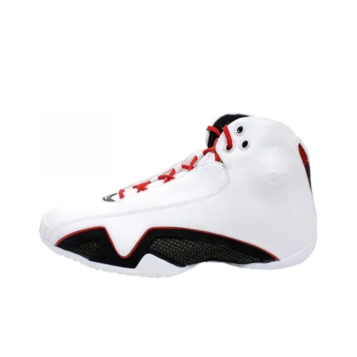 Jordan Air Джордан 21 Белый VARSITY Красный Металлический Серебряный 2006 Высокие Топы Винтажные Баскетбольные Кроссовки Мужские Черно-Белые