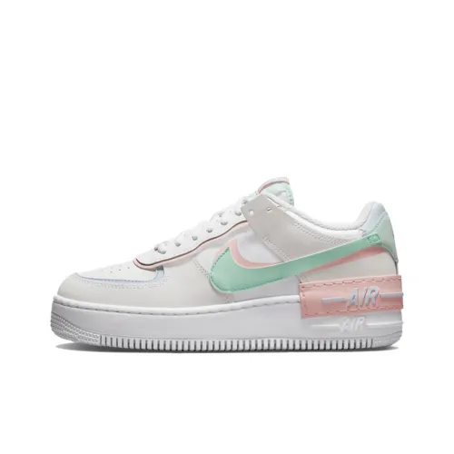 Nike Air Force 1 Shadow Low Топ Скейтборд Кроссовки Женские Белые Розовые