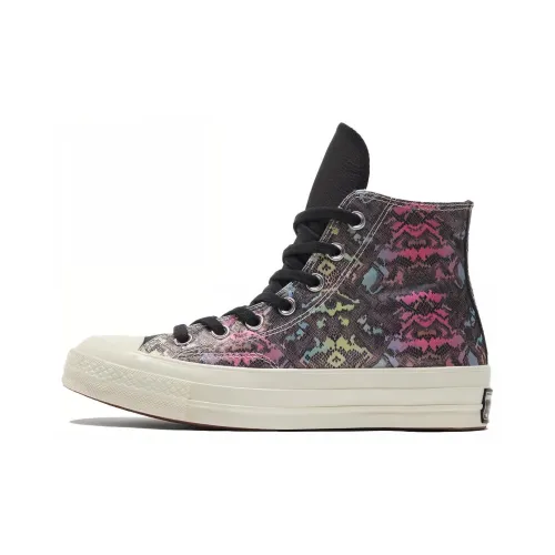 Конверс 1970s Chuck Tayllor All Star High Топ Кеды Женские Черный Многоцветный