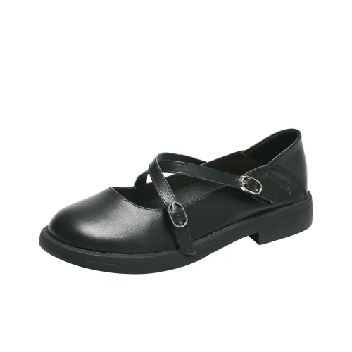 SHOUBA Квадратный каблук Mary Jane Женские туфли