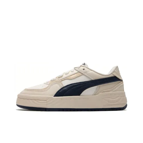 PUMA Ca Pro Дышащие Низкие Кроссовки для Скейтбординга Унисекс Бежево-Синие