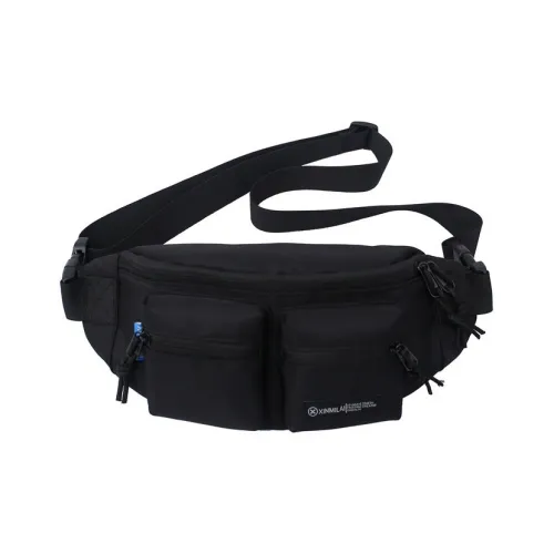 Bywhich Полиэстер Обхват талии Сумка Грудь Сумка Обычный Унисекс Черный