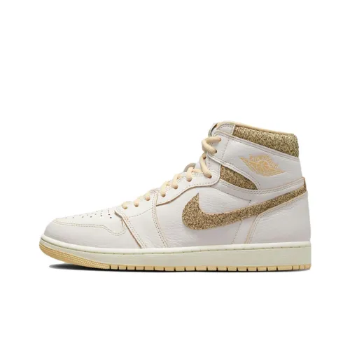 Jordan Air Jordan 1 High OG 'Sail And Pale Vanilla' High Top Vintage Баскетбольные Кроссовки Мужские Ecru