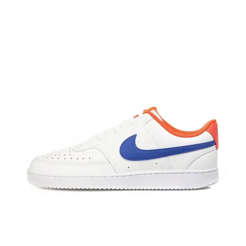 nike Court Vision Series Low Противоскользящие амортизаторы Легкий Низкий Скейтбординг Кроссовки Унисекс Синий Белый Розовый