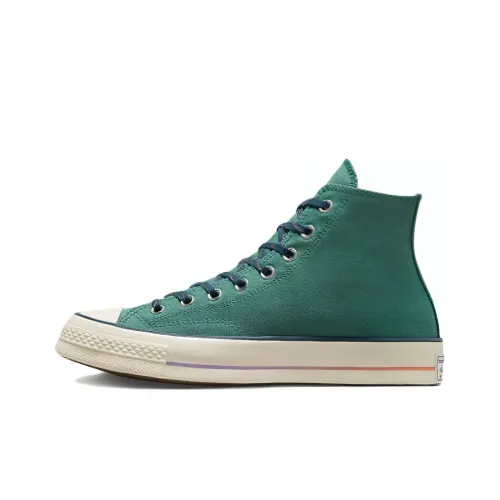 Converse Chuck Taylor All Star 1970s Устойчивые к истиранию высокие кеды унисекс зеленые