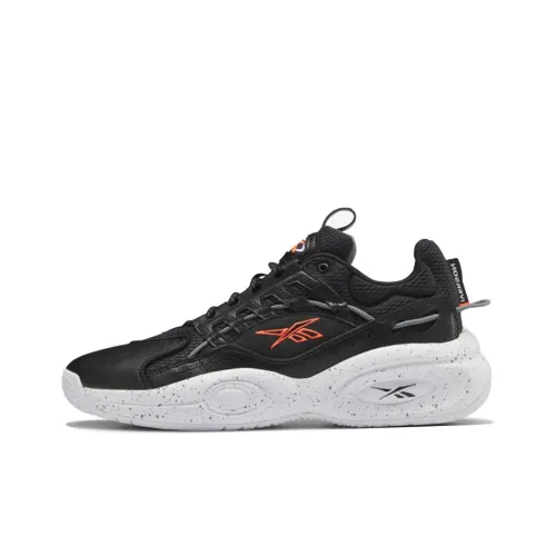 Reebok Solution Винтажные баскетбольные кроссовки MID Топ Черный Унисекс