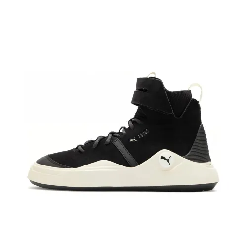 PUMA Abyss Solstice SD MID Топ Скейтборд Кроссовки Унисекс Черный Белый