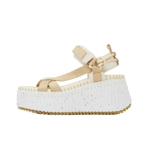 Chloe Nama Пляжные сандалии Женские Ярко-золотой