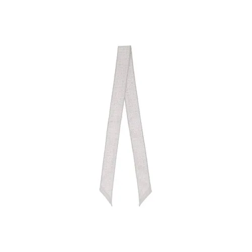 GIVENCHY Шелковые шарфы Женские Серый