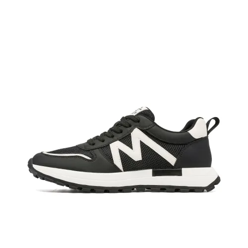 TRUMPPIPE Устойчивый к истиранию Низкий Топ Casual Мужской Белый Черный