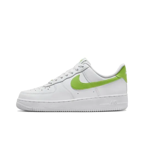 Nike Air FORCE 1 Low Топ Скейтборд Кроссовки Женские Белый Зеленый