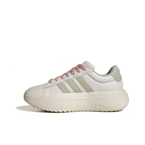 Adidas Амортизация и Дышащий Низкий Топ Casual Женский Экрю