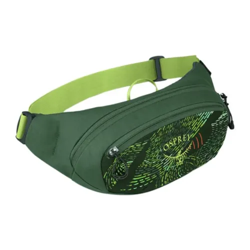 OSPREY Полиэстер Бананка Стандартная Женская Темно-зеленая с принтом