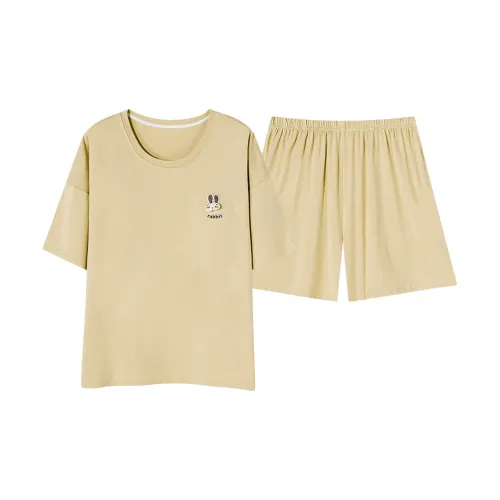 Follow the United States Пижамный комплект Женский Светло-желтый