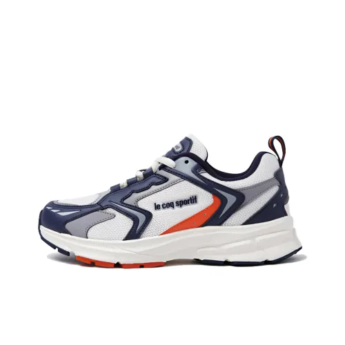 Le Coq Sportif Французский Петух Противоскользящая Повседневная Обувь Унисекс Сине-Белая