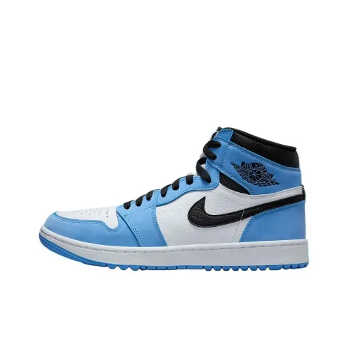 Jordan Air Jordan 1 Винтажные баскетбольные кроссовки High Top Синий Белый Черный Мужской
