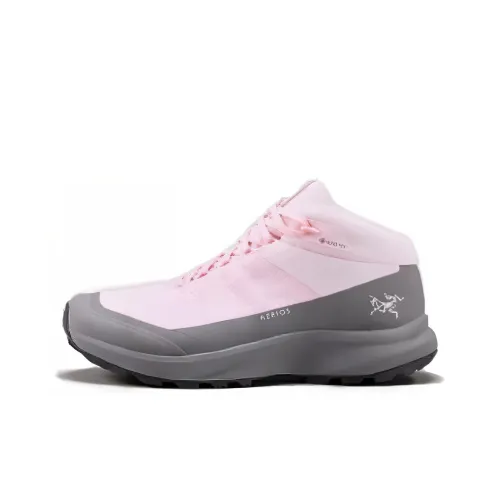 Arcteryx Aerios MID GTX Дышащий Поддержка MID Топ Альпинизм Походная обувь Женская Серый Розовый