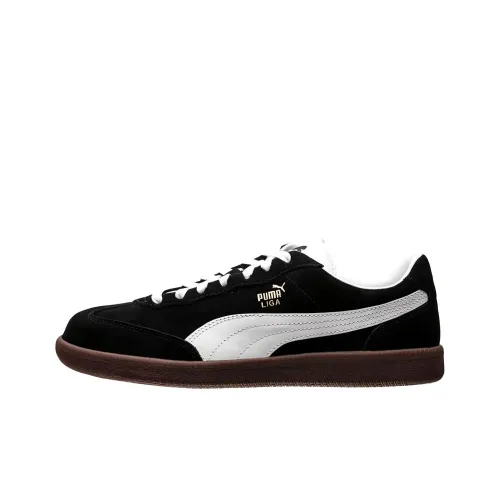 PUMA Suede Series Low Топ Скейтборд Кроссовки Унисекс Черный