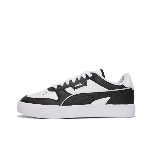 PUMA CAVEN DIME Low Топ Скейтборд Кроссовки Унисекс Черный Белый