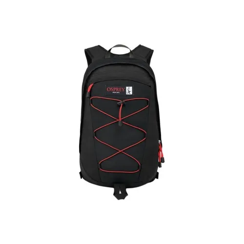 OSPREY Нейлон Ноутбук Сумка На открытом воздухе Альпинистский рюкзак Рюкзак Обычный Унисекс Черный