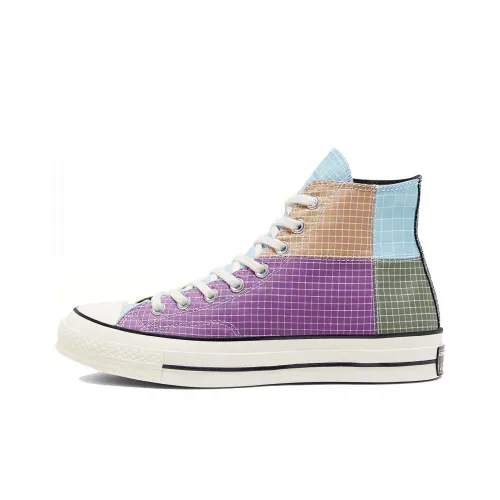 Converse Chuck 70 Hi Quad RIPSTOP Дышащий и Легкий Высокие Кеды Унисекс Синий Фиолетовый