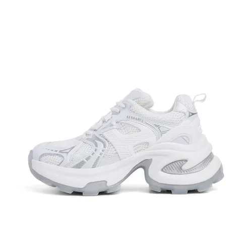 Suan Ba Hui Амортизация Сопротивление скольжению Дышащий Отводящий влагу Легкий Низкий Топ Кроссовки с Толстой Подошвой Женские