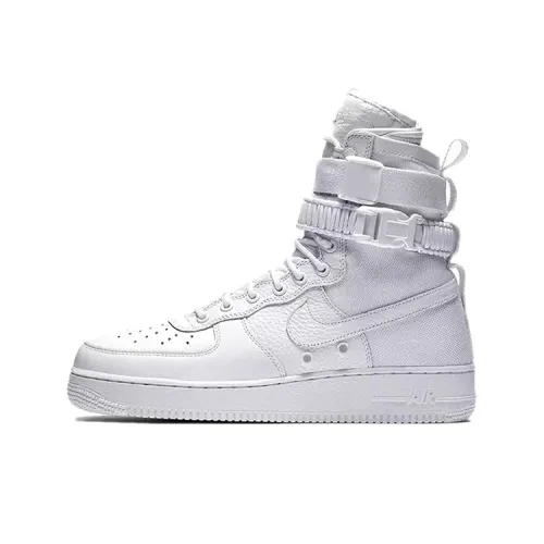 Nike Air Force 1 SF Triple White Complexcon Легкий Покрытие Высокие Кроссовки для скейтбординга Унисекс Чисто белый