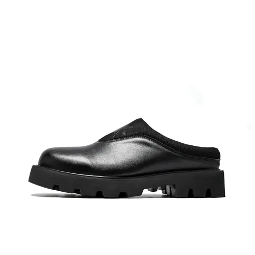 Xiwencha Домашние тапочки 3 см Мужской Черный