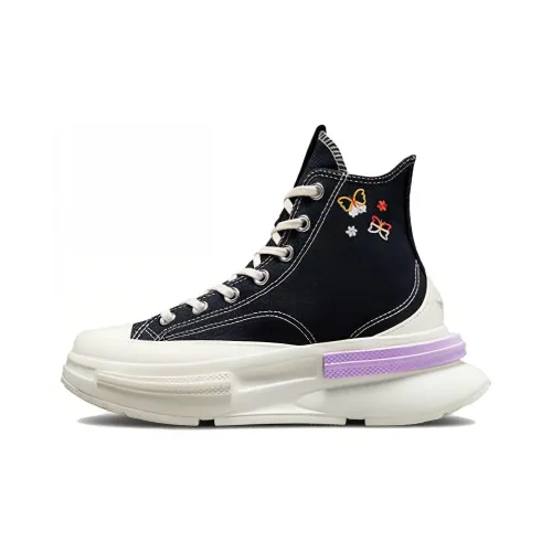 Converse Chuck Taylor All Star Run Star Legacy CX High Топ Кеды Унисекс Черный Белый Фиолетовый