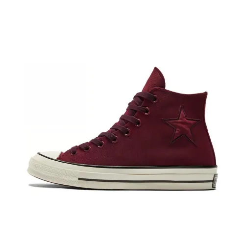 Конверс 1970s Chuck Taylor All Star Износостойкие Дышащие Высокие Кеды Унисекс Красные