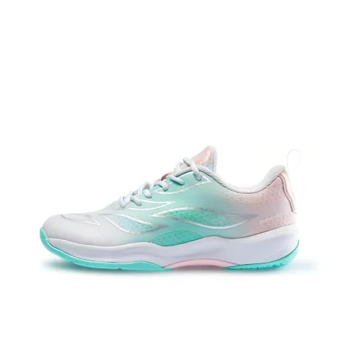 Кавасаки Glory Series Амортизация Износостойкая Низкая Обувь для Бадминтона Женская Светло-Розовая Зеленая