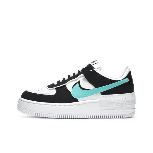 Nike Air FORCE 1 Shadow Aurora Покрытие Slip-resistant Низкий топ Скейтбординг Кроссовки Женские Aurora Белый Зеленый