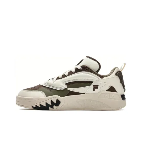 FILA FUSION DESPERADO LOW Баскетбольные кроссовки Low Топ Микро-белый/Угольный Оливковый Мужской