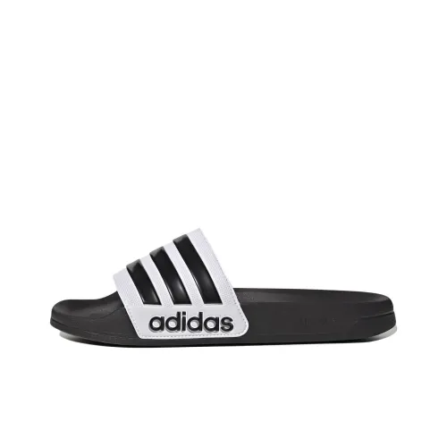 adidas originals Adilette Спортивные тапочки Мужские Белый Черный