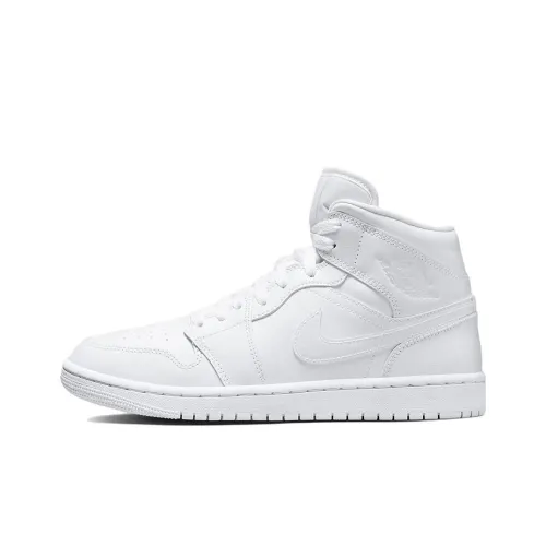 Jordan Air Jordan 1 Винтажные баскетбольные кроссовки MID Топ Женские