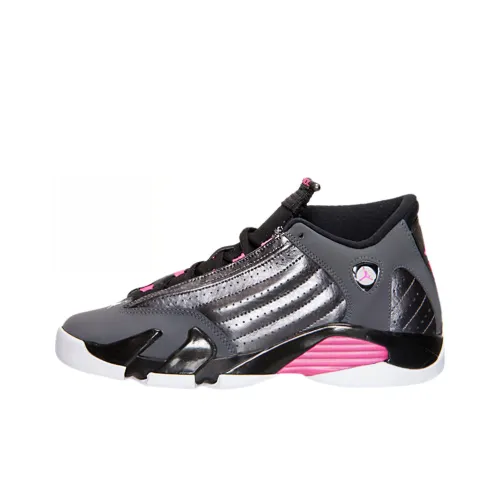 Jordan Air Jordan 14 Ретро 'Hyper Pink' Slip Lightweight Mid Top Винтажные баскетбольные кроссовки Женские Black Pink