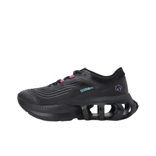 DESCENTE Амортизирующие кроссовки Slip-resistant Low Top для бега Unisex Black