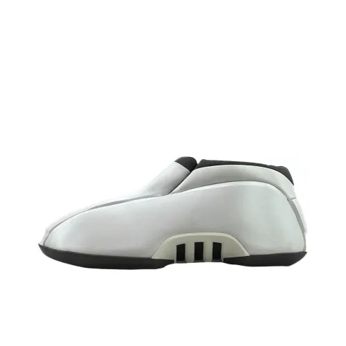 Adidas Kobe 2 The Abrasion Resistant MID Топ Винтажные баскетбольные кроссовки Мужской Серебристо-серый