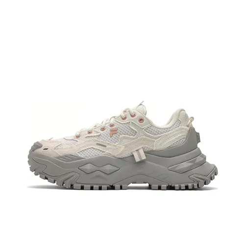FILA FUSION Bianco Low-Top Кроссовки с Толстой Подошвой Молочно-Белые Женские