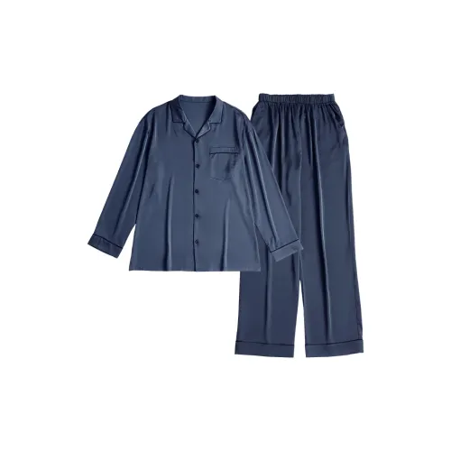 Peninsula City Пижамный комплект Мужской Темно-серебряный