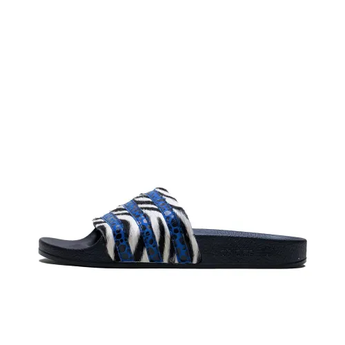 adidas originals Adilette Слайды Тапочки Женские Черный Синий