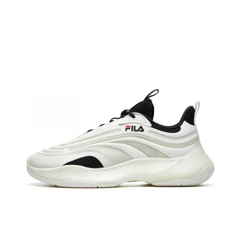 FILA FUSION Ray 2 Low Топ Толстоподошвенные кроссовки Мужской Fragrant Снег