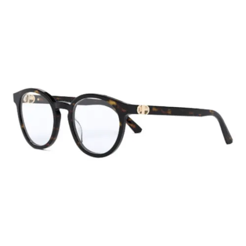 DIOR Круглые Оправы для Очков Мужские Черепаховый