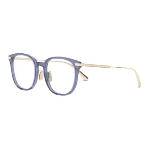 DIOR Круглые Оправы для Очков Унисекс Синие