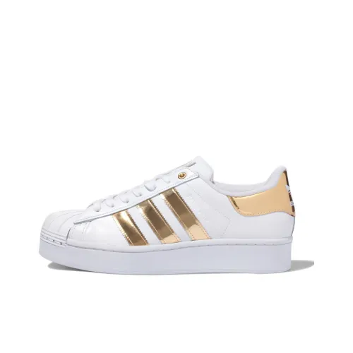 Adidas Originals Superstar Bold MT Покрытие Амортизация Устойчивость к истиранию Баланс Низкий Топ Скейтборд Кроссовки