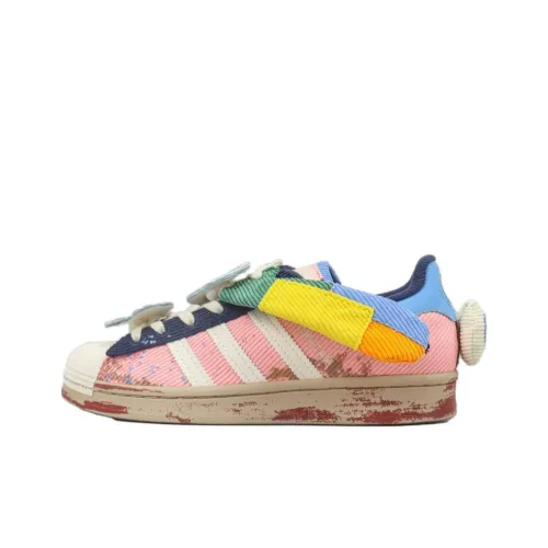 Sean Wotherspoon совместный бренд X Melting Sadness x Adidas Originals SUPERSTAR амортизация низкие скейтборд кроссовки унисекс розовые белые