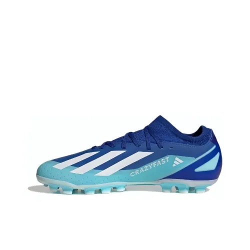 Adidas X Crazyfast.3 AG Искусственная трава Легкий Футбольные бутсы Унисекс Синий Белый