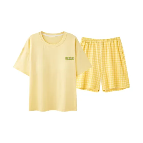 JinShaLa Pajama Комплект Женский Желтый