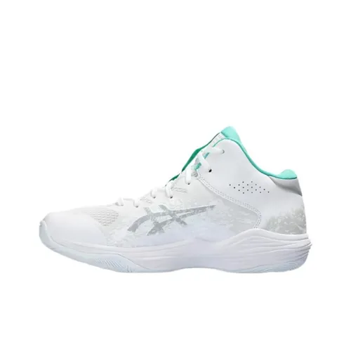 Asics Nova Flow 2 Баскетбольные кроссовки MID Топ Белый Серебряный Унисекс